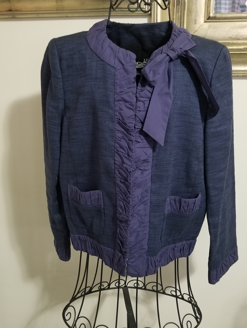 Love Moschino Purple Jacket. Size: 10.